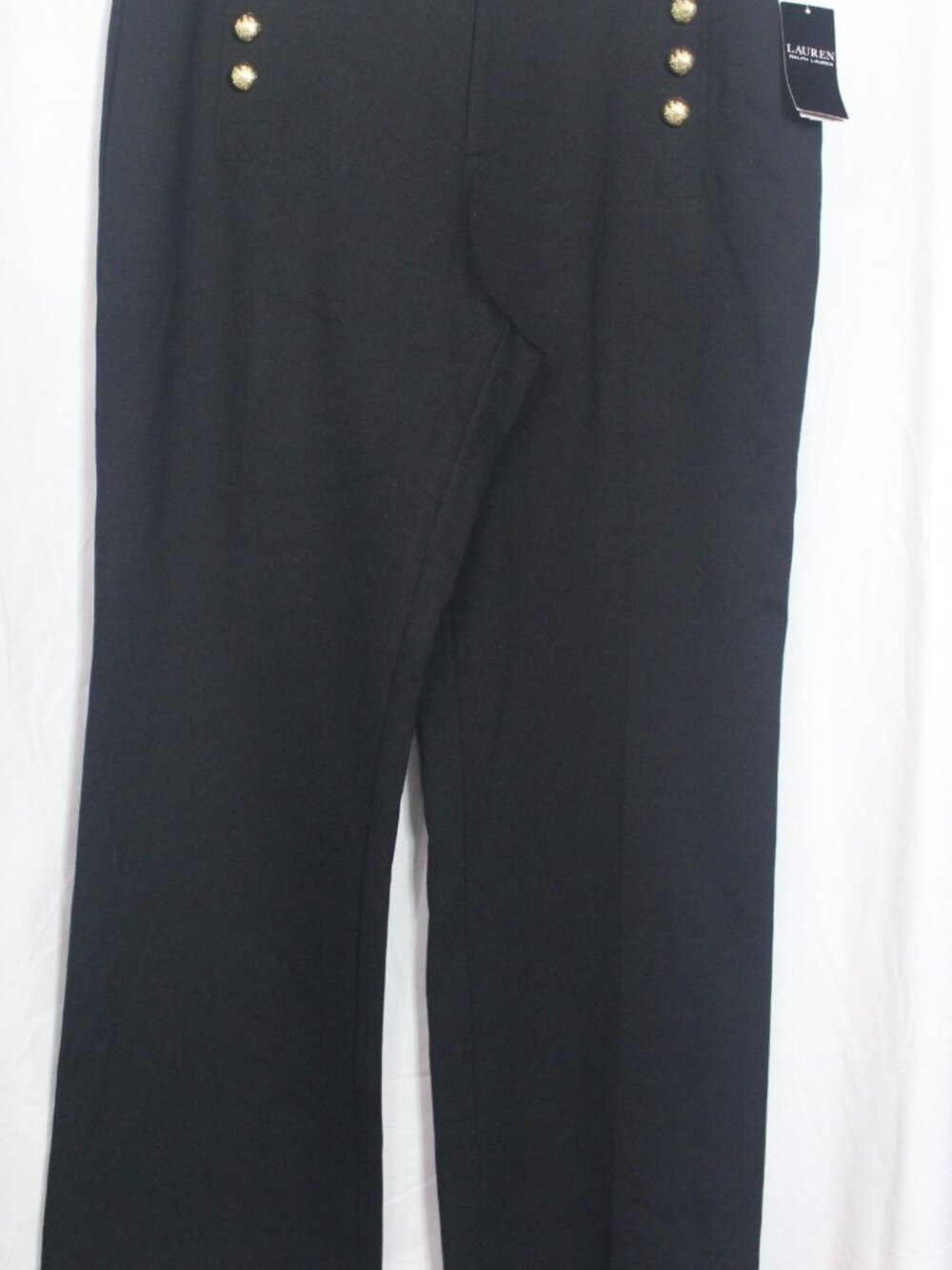 RALPH LAUREN WOMENS BLACK SLACKS SZ. 16 NWT